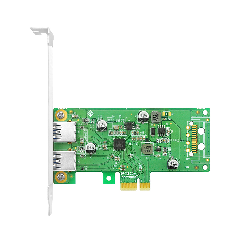LRSU9A72-2A-IP PCIe x1 2-Port USB3.0 Adapter