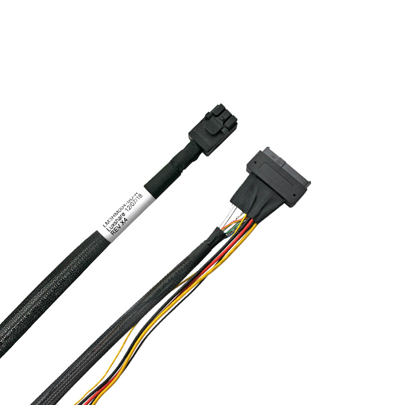HD Mini-SAS(SFF-8643) to U.2 (SFF-8639) Cable-80CM