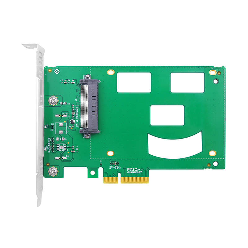 U.2 (SFF-8643) to M.2 PCI Express 4.0 x4 Host Adapter Card for 2.5 U.2  NVMe SSD