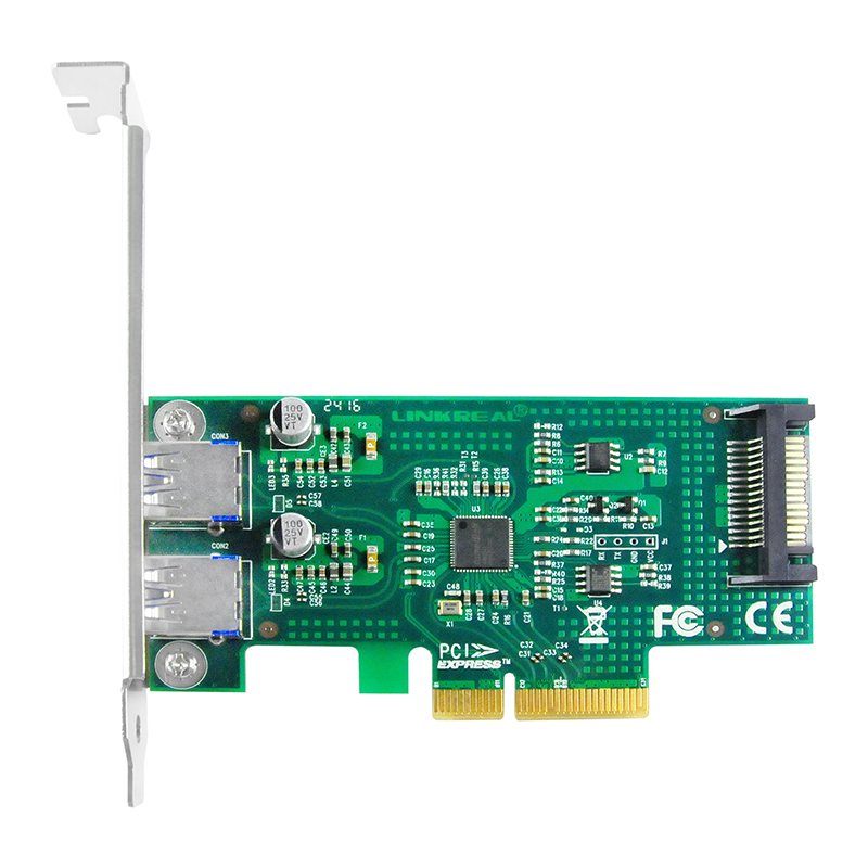 LRSU9A42-2A PCI-E to Dual USB 3.1 Type A Extender