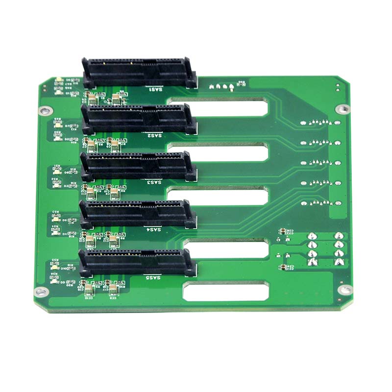 LR-6GSAS05B-00-T1 5-Slot Backplane Board