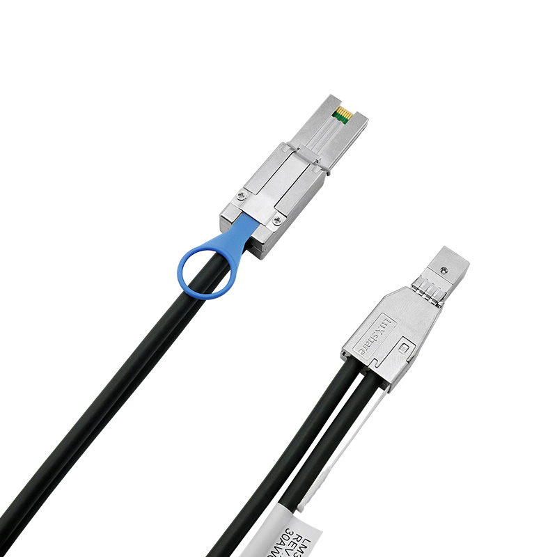 External Mini SAS SFF-8088 to Mini SAS HD SFF-8644 Cable-1M