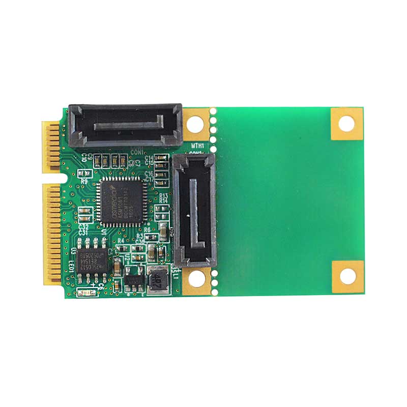 LRST8661-2I 6Gb Mini PCIe to 2-Port SATA3 Expansion Card