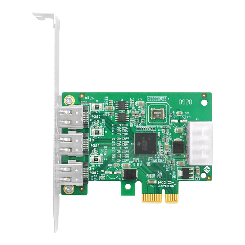 LRFW9D13-3A PCI Express 3-Port Firewire 1394(3a) Video Capture Controller Card