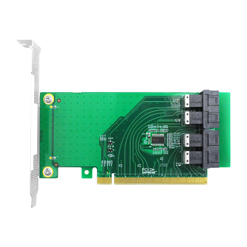 LRNV93NF 4 Ports U.2 to PCIe x16 Bifurcation Controller Card