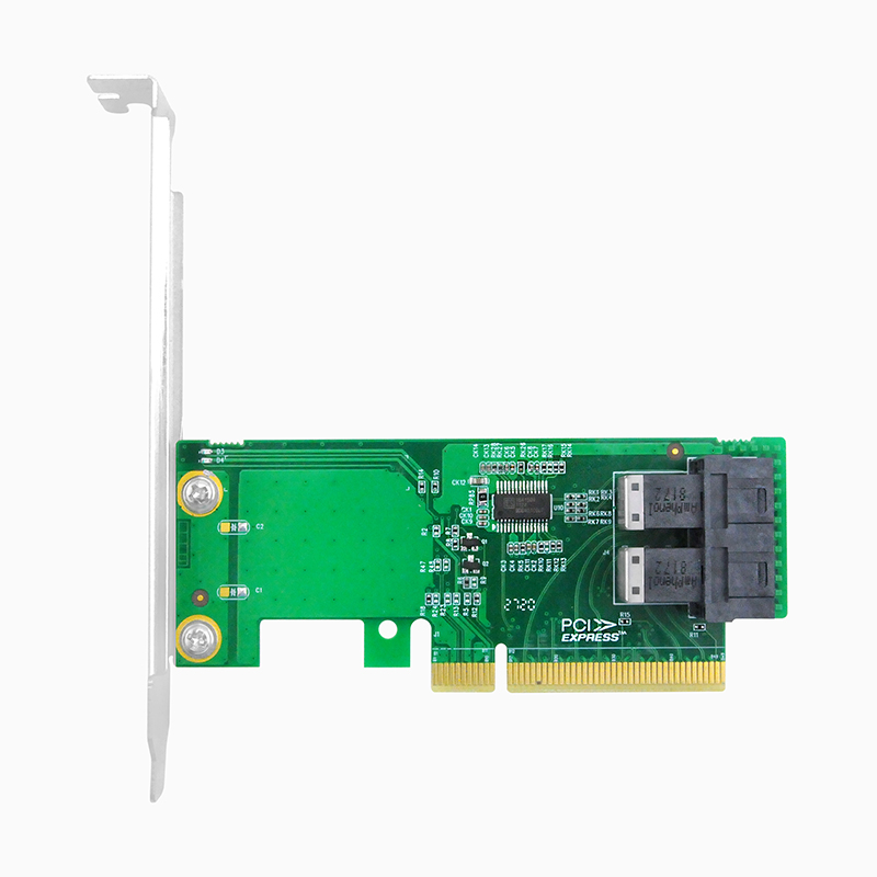 LRNV93N8 PCIe x8 to 2-Port U.2 NVMe Adapter