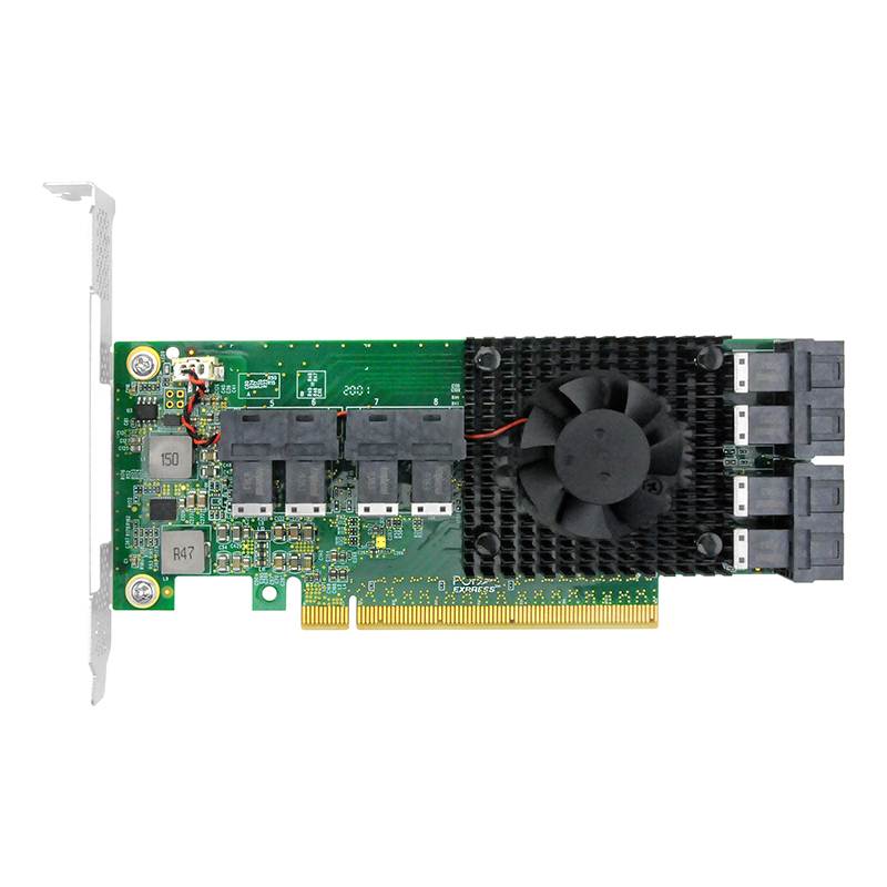LRNV9348-8I PCIe x16 转 八口NVMe