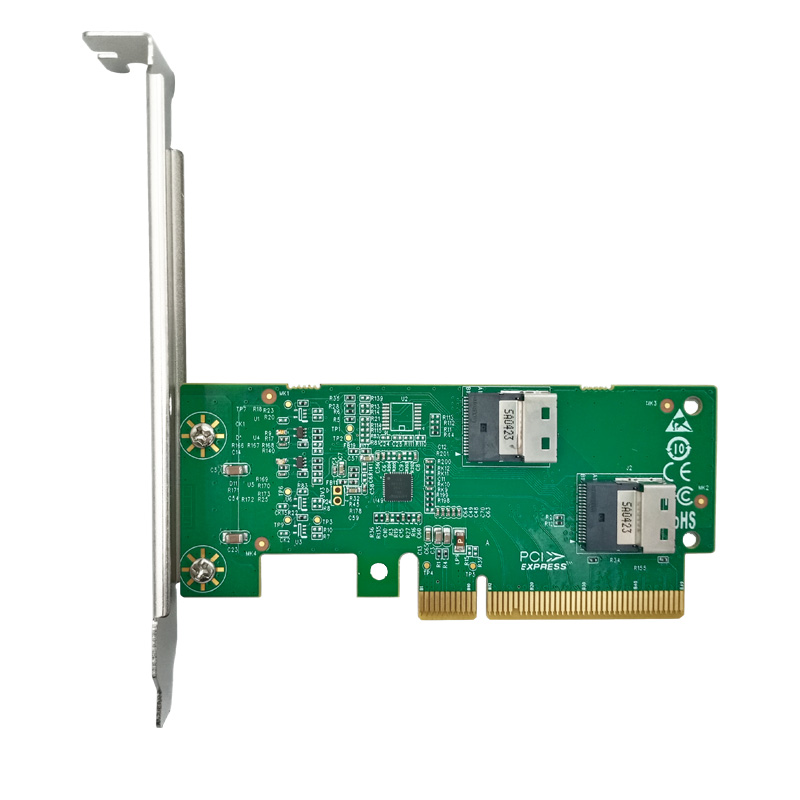 LRNV9F12 PCIe x8 转 两口NVMe