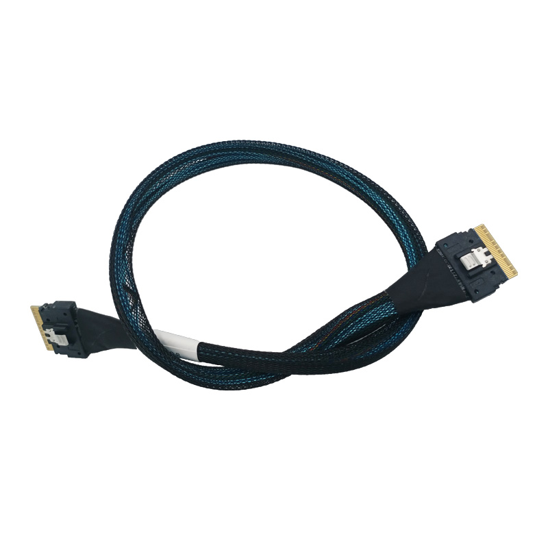 SlimSAS 8i (SFF-8654) to SlimSAS 8i (SFF-8654) Cable-80cm