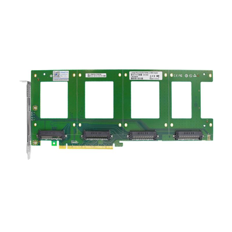 LRNV94NF 4 xU.2 to PCIe x16 Adapter for 2.5