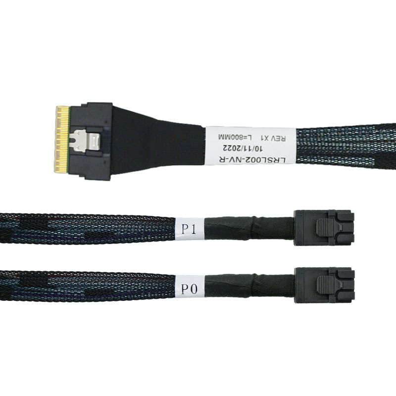 SFF-8643 to SFF-8654 8i Cable