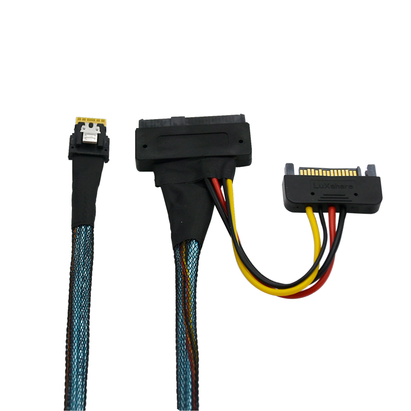 SFF-8654 4i to SFF-8639 U.2 Cable-70cm