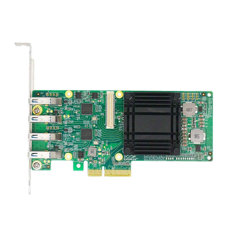 LRSU3A42-4A PCIe x4 转 四口USB3.1 Type-A