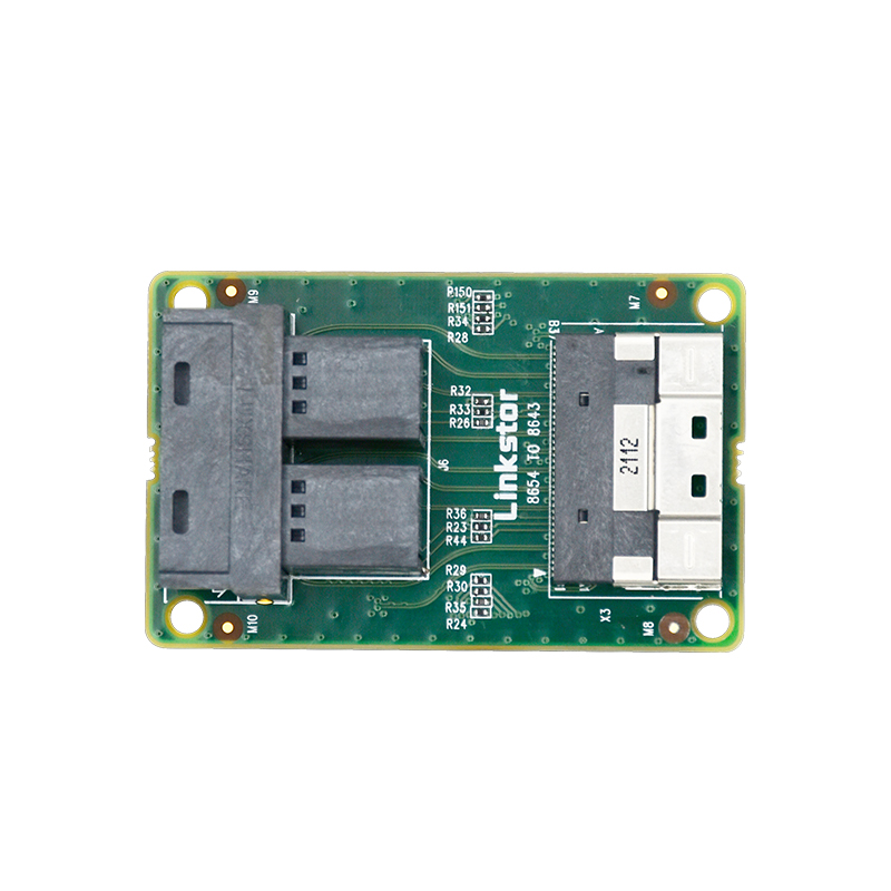 SFF-8654 8i to 2 Port SFF-8643 Adapter-LRFCF612