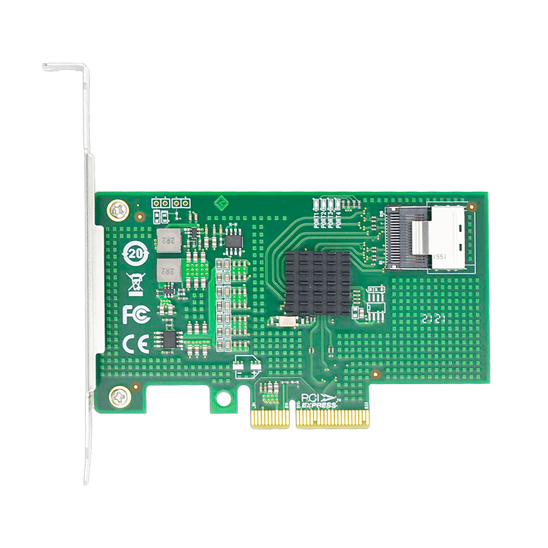 LRST9630-4IR  6Gb PCIe x4 转 四口SATA3阵列卡