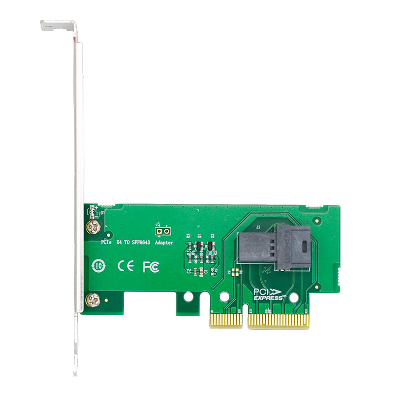 LRNV9611 PCI Express x4  to SFF-8643 Adapter for PCIe NVMe U.2 SSD